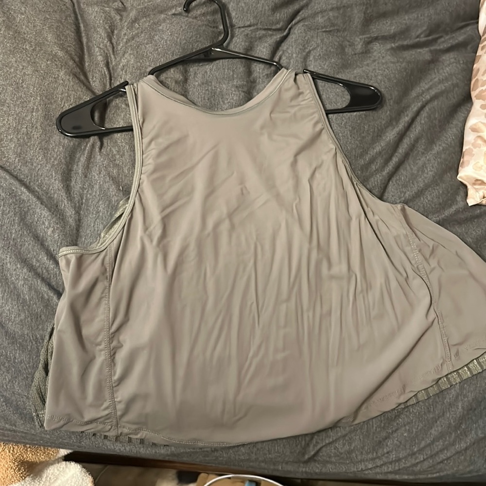 OLIVE GREEN LULU TANK TOP size 6